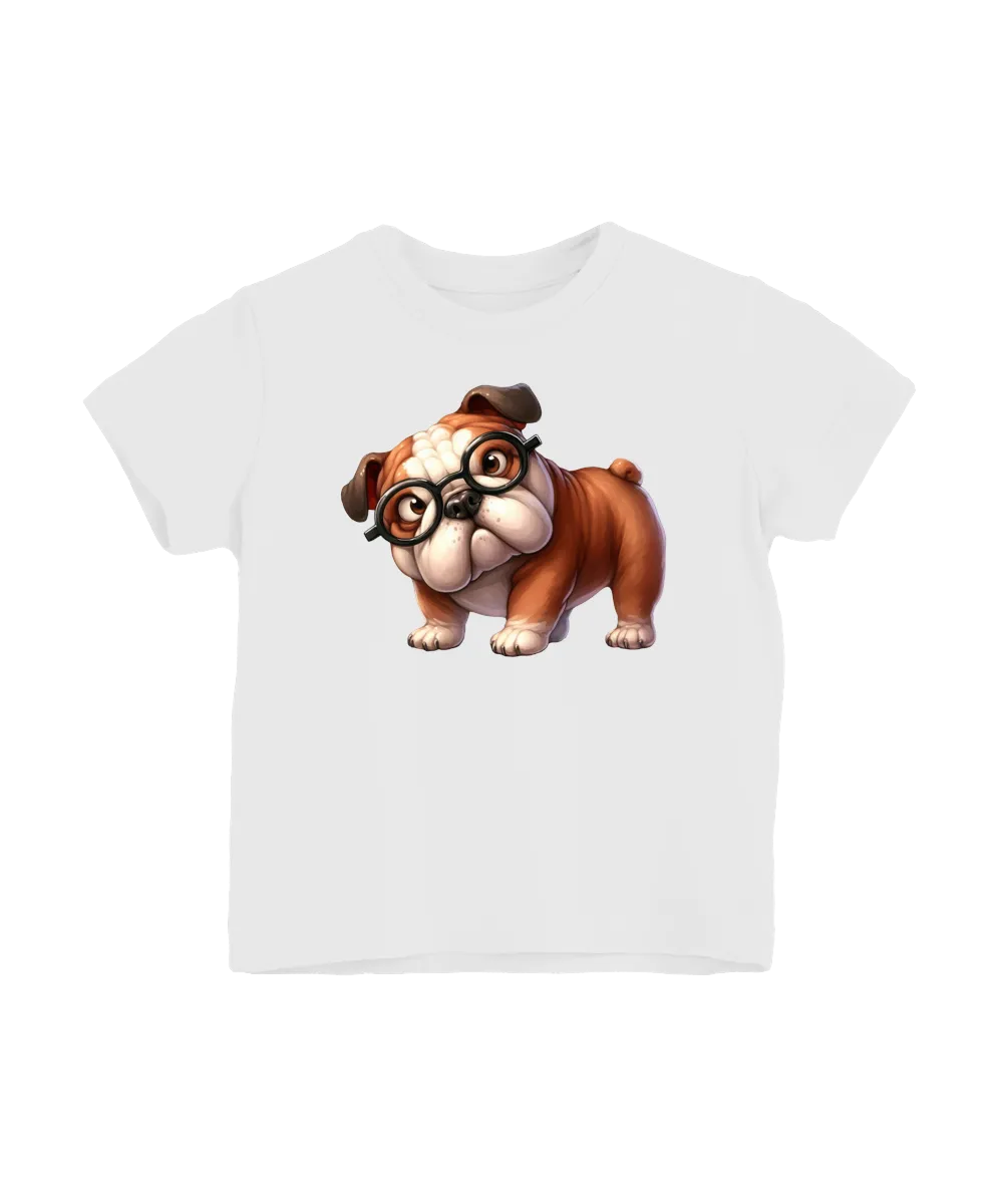 Bulldog With Glasses