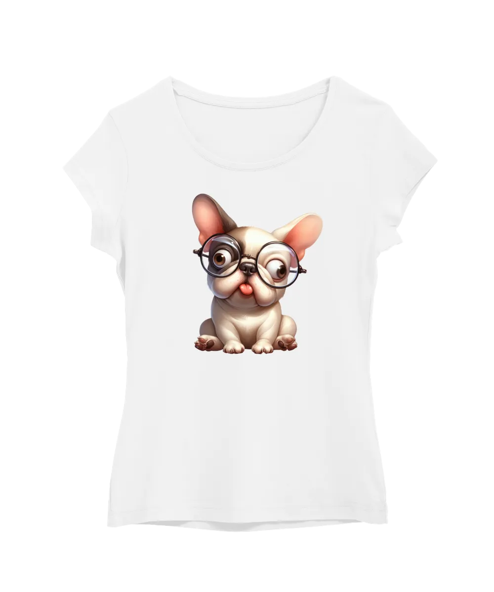 French Bulldog With Glasses