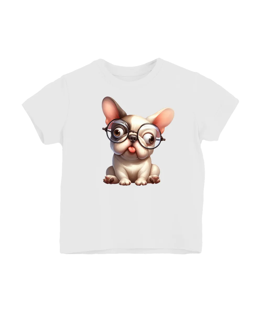 French Bulldog With Glasses