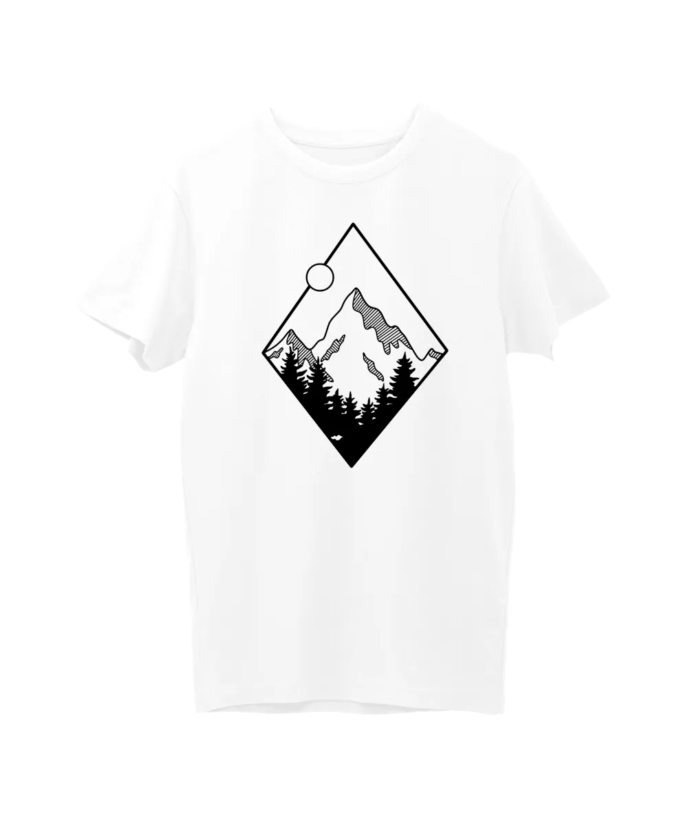 Mountains and trees