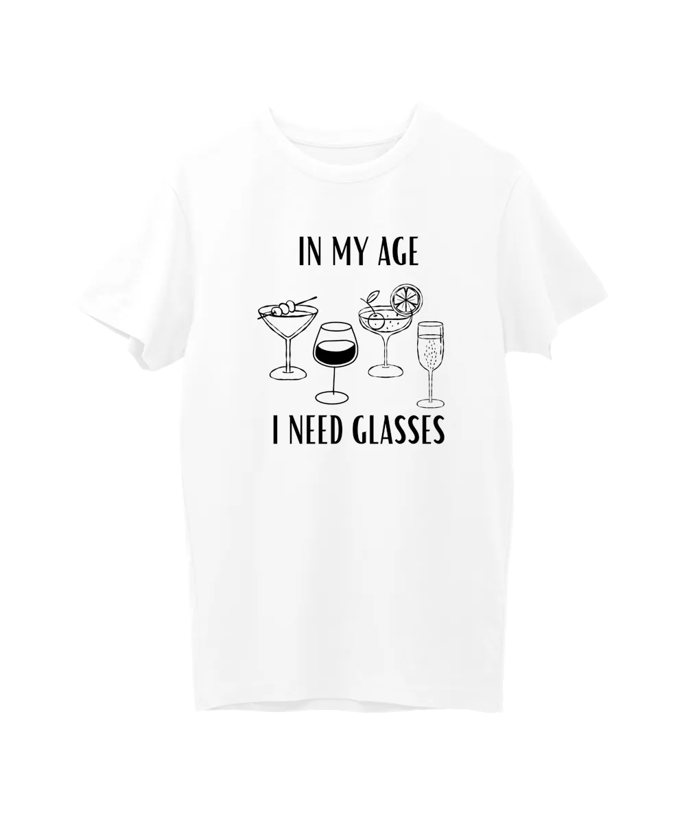 In my age I need glasses