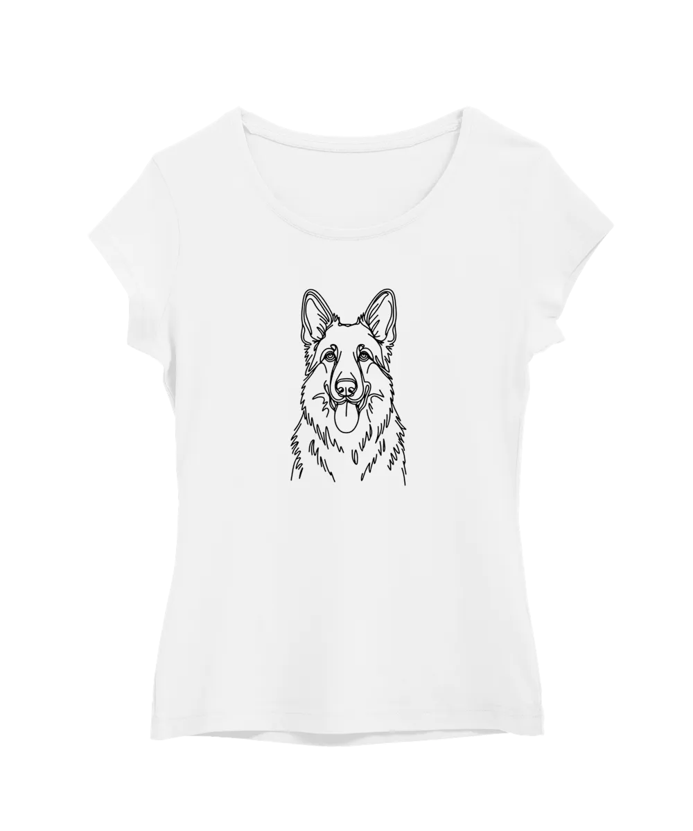 Německý ovčák line art