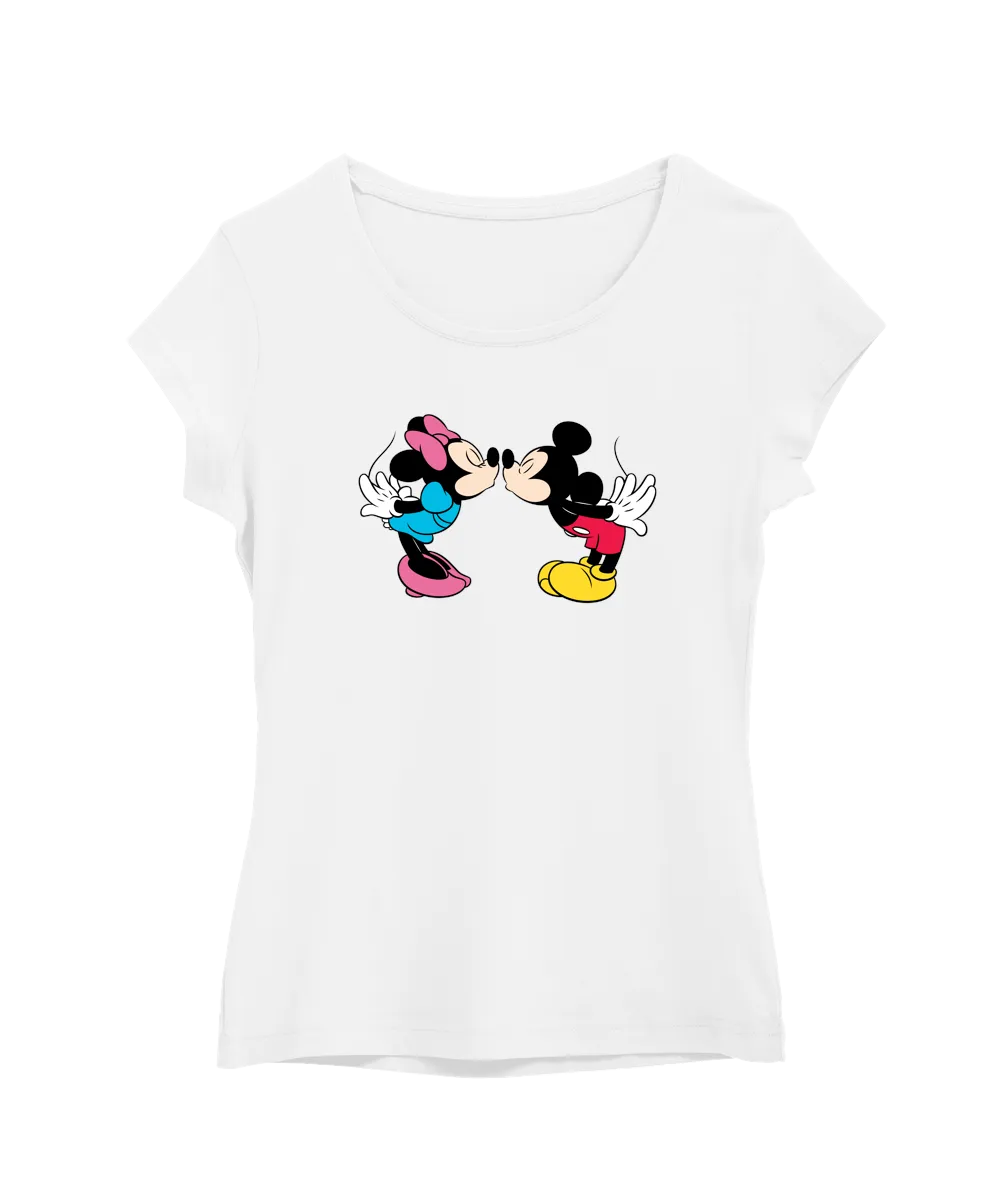 Mickey&Minnie Kissing