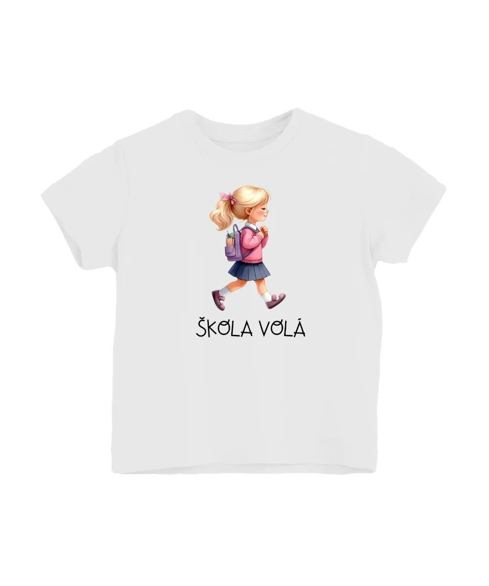 Škola volá – blond holčička