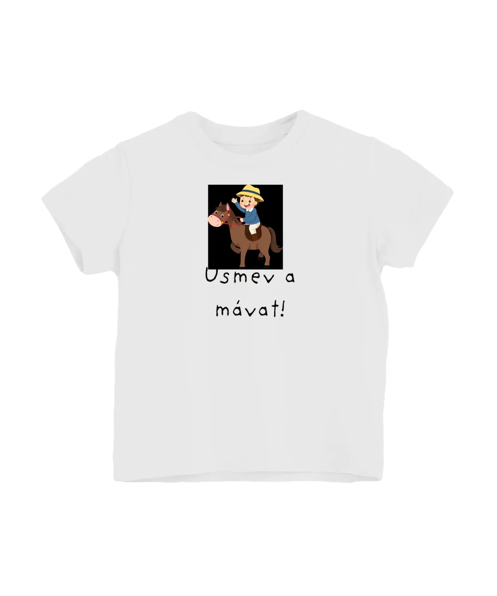 úsměv a mávat