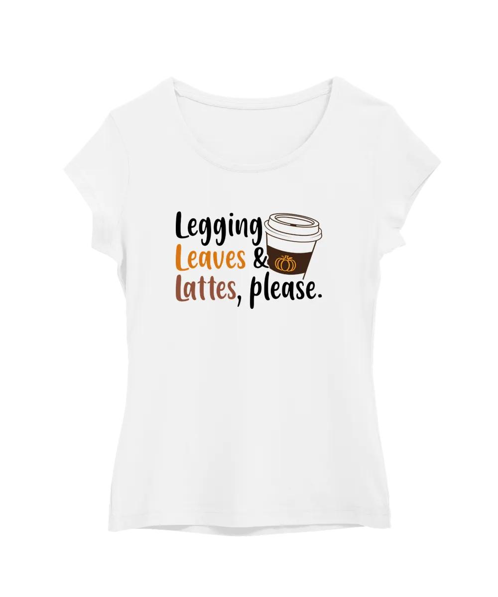 Leggings Leaves Latte Please